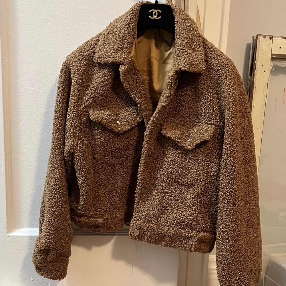 Brown Teddy Jacket